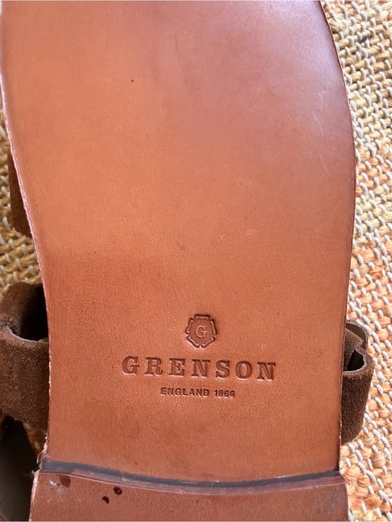 Grenson Quincy Suede Leather Sandals Men’s 7-8 main image 12